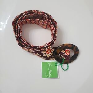 NWT Vera Bradley Medallion Reversible Fabric Belt